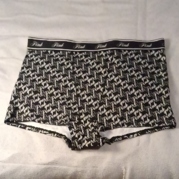 Victoria's Secret Other - Victoria's Secret PINK Gray and White Boyshorts
